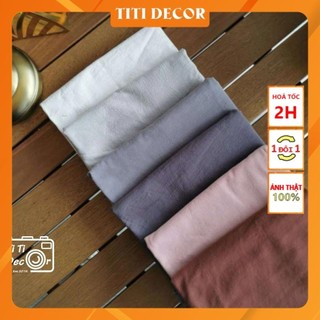 Vải xô trang trí nội thất, đạo cụ phông nền chụp ảnh, phụ kiện trang trí - TiTi Decor