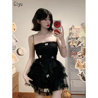 Giyu Chic váy nữ Đầm Body Cho thời váy Dễ thương thời trang INS Cổ điển WLQ2420CZS 9Z240227