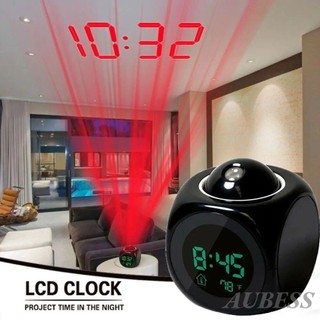 Đồng hồ báo thức chiếu đa chức năng có chức năng nói chuyện bằng giọng nói LED Đồng hồ báo thức kỹ thuật số 12 / 24 giờ có tiếng kêu kêu hàng giờ