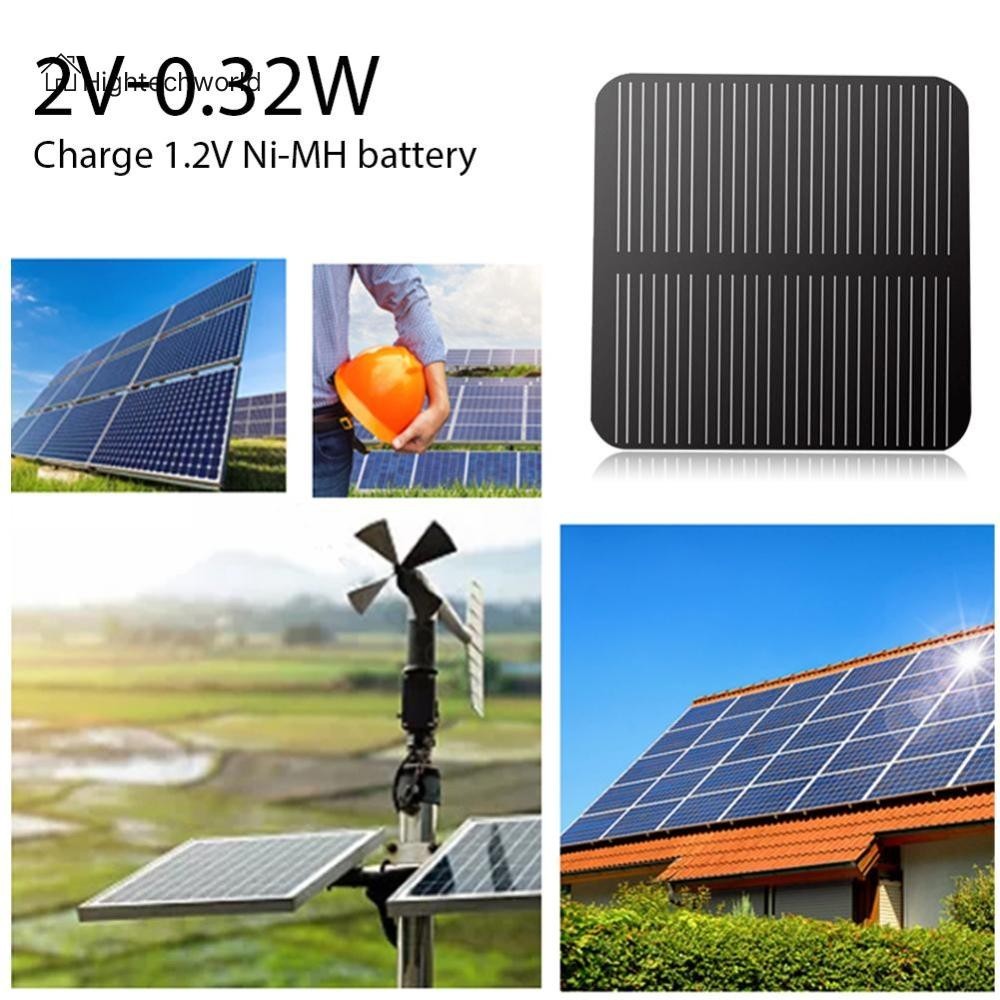 [Hightechworld.vn] Tấm pin mặt trời 2V 0,32W 60mA Vương quốc Anh Mô-đun sạc DIY Mini Polysilicon Solar Cell Syst