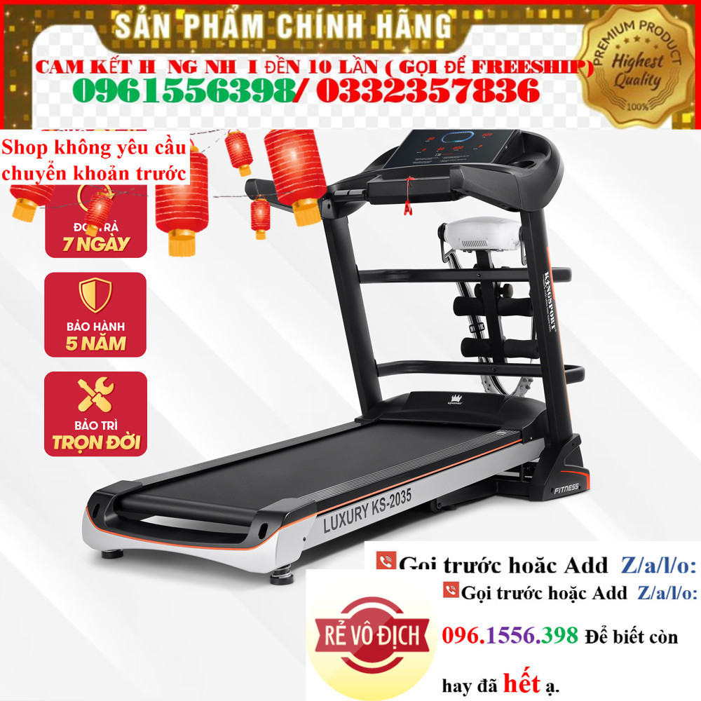 >> MÁY CHẠY BỘ KINGSPORT LUXURY KS-2035 ĐA NĂNG <>