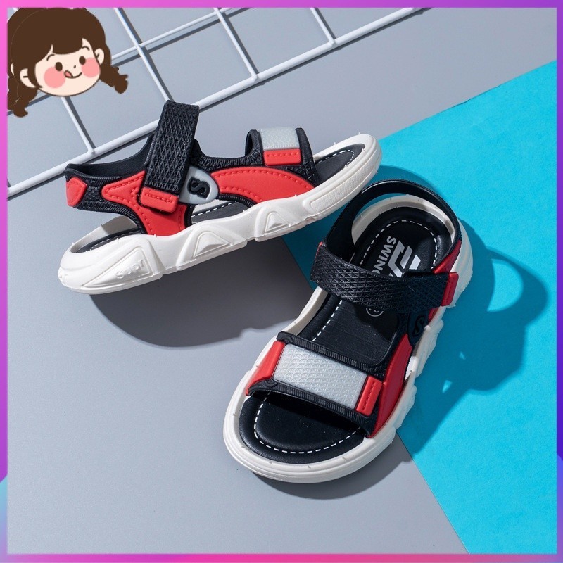Giày Sandal Đế Mềm Chống Trượt Thời Trang Mùa Hè Dành Cho Bé Trai 1-8 Tuổi