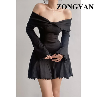 ZONGYAN váy Đầm váy nữ body đầm thời trang Đơn giản Xu hướng Casual WLQ2430A25 11Z240313