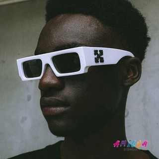 👓Amigoa1👓Kính Mát Gọng Chữ Nhật Họa Tiết Thời Trang Cho Nam