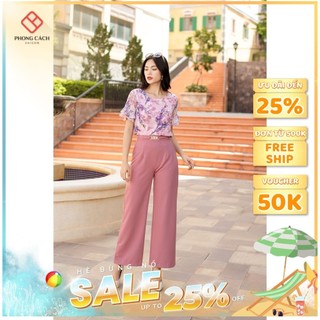 Set bộ thời trang công sở áo voan tay bèo SJ846 - Phong Cách SAIGON