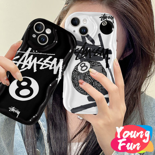Ốp VIVO STUSSY Thương hiệu thời trang Vẽ tay Ốp lưng Vivo Y16 Y02 Y22 Y21 Y20 Y35 Y15A Y21T Y33T Y20 Y20i Y20S Y17 Y15 Y12 Y19 Y50 Y75 S1 V25 V20 Vỏ Điện Thoại Sóng 3D
