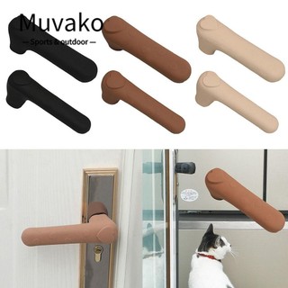 Muvako nắp tay nắm cửa, nắp núm cửa chống va chạm, silicon di động chống tĩnh điện im lặng cho trẻ em an toàn giữ cửa nhà