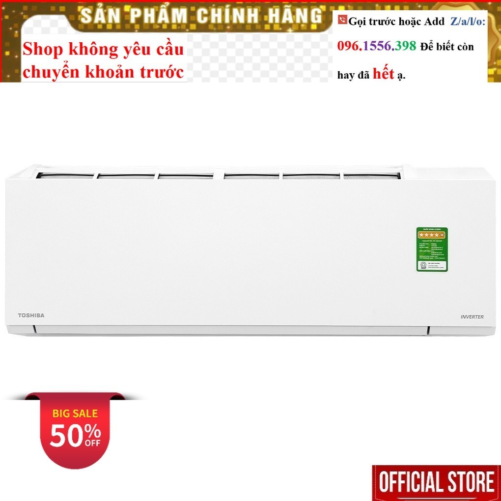 <Rẻ> Điều Hòa Toshiba Inverter 1 HP RAS-H10E2KCVG-V - Hàng chính hãng