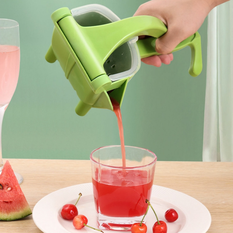 Dụng Cụ Ép Hoa Quả Bằng Tay Nhựa Đa Năng, dụng cụ ép trái cây bằng tay, giữ trọn vitamin-SU888