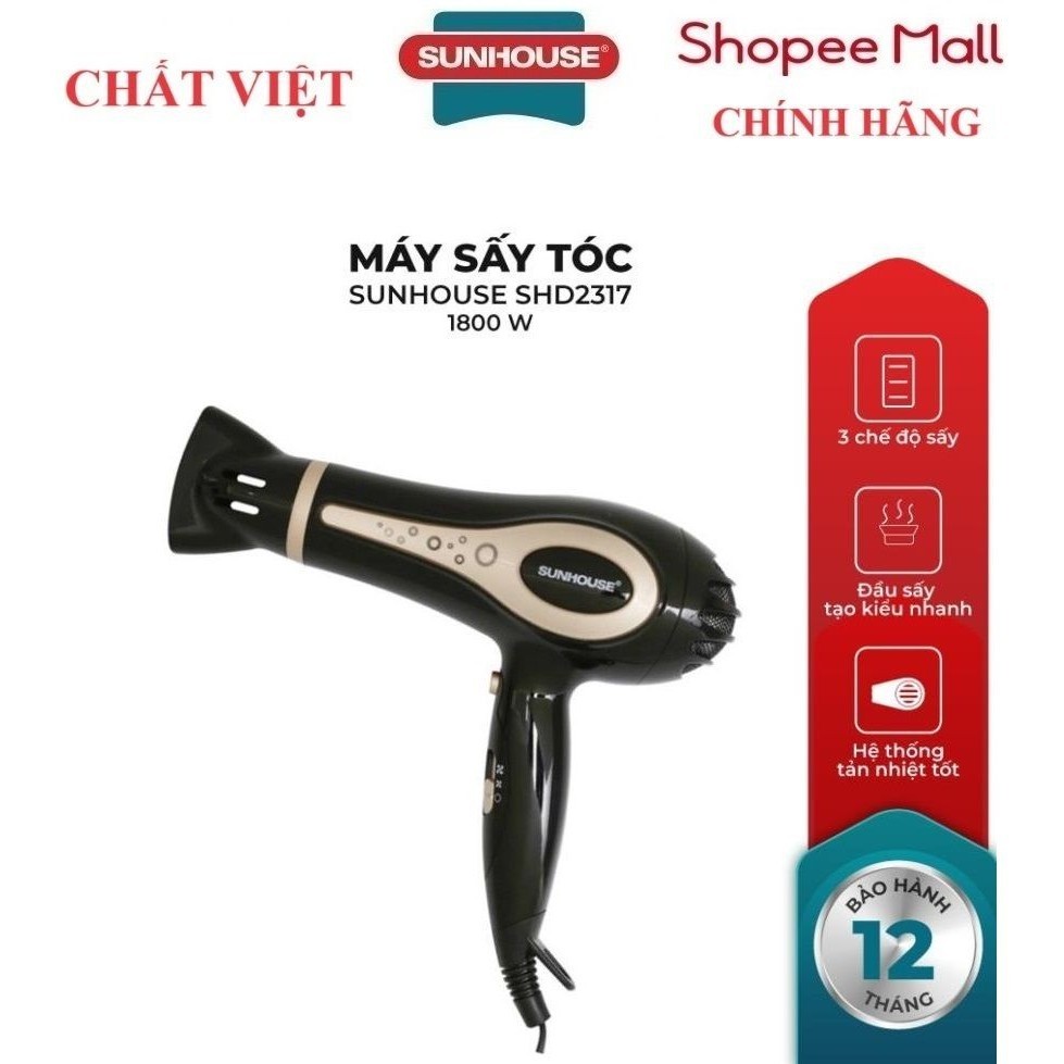 Máy sấy tóc SUNHOUSE SHD2317