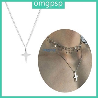 Omg Star Mặt dây chuyền Vòng cổ cổ cổ điển đơn giản dành cho nữ