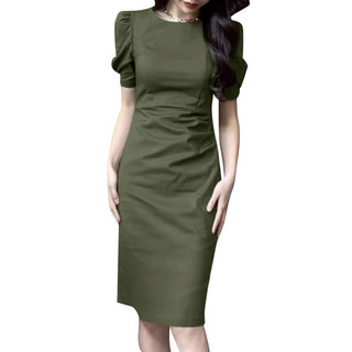 Zanzea Nữ Hàn Quốc Dây Kéo Ngắn Tay Cổ Tròn Màu Trơn