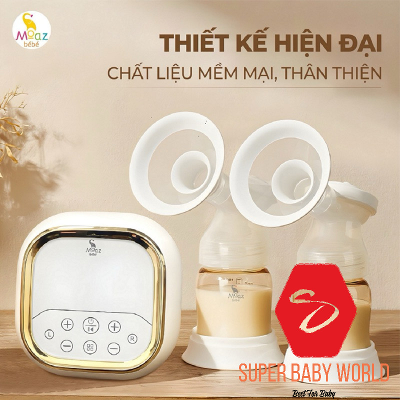 Máy Hút Sữa Điện Đôi Moaz Moaz Bebe MB-090 SBW