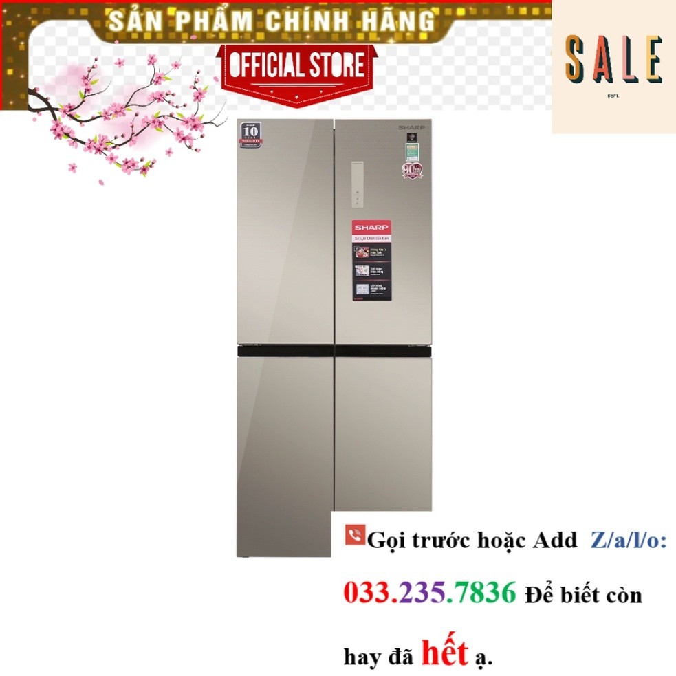 SỐc Tủ Lạnh Sharp Inverter 401 Lít SJ-FXP480VG-CH