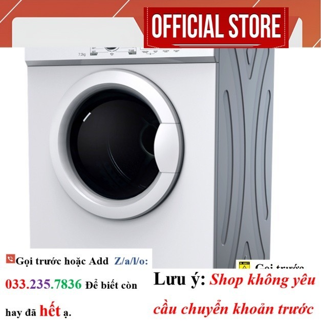 TD-72VWD MIỄN PHÍ CÔNG LẮP ĐẶT Máy Sấy Quần Áo Casper 7.2Kg TD-72VWD <SAle>