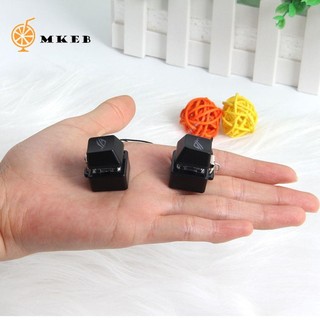 Mkeb bàn phím cơ công tắc móc khóa quà tặng sáng tạo đèn led rgb sáng lên đèn nền nhăn giảm căng thẳng móc chìa khóa