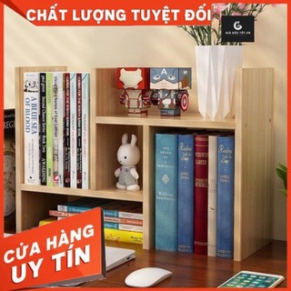 ❤️KỆ ĐÔI - SHOP SIÊU RẺ❤️ KỆ SÁCH GỖ ĐỂ BÀN LẮP GHÉP ĐA NĂNG