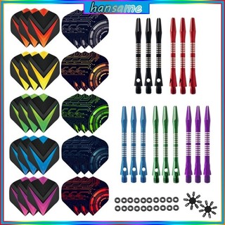 Han Dart Flights Stem Set Professional Dart Stem Bộ phụ kiện phi tiêu đa năng