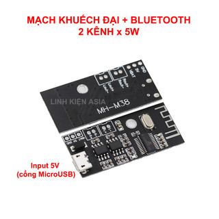Mạch khuếch đại tích hợp Bluetooth MH-MX8 công suất 5W+5W