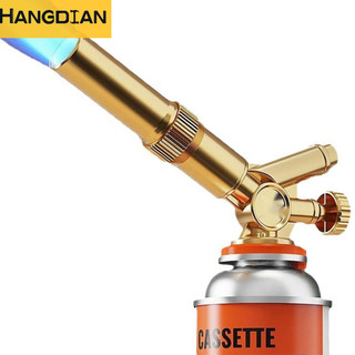 Máy phun lửa cầm tay HANGDIAN Home, máy đánh lửa cassette bằng đồng đầy đủ, súng phun lửa
