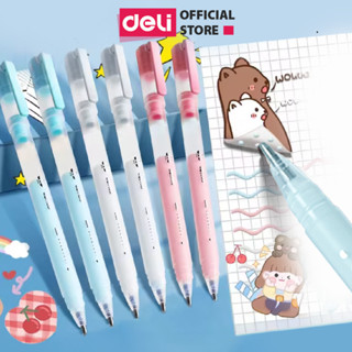Bút Keo Dán Có Màu Pastel Deli - Nhanh Khô Dính Chặt Mùi Dễ Chịu Tiện Lợi - DIY Trang Trí Sổ Thiệp Qùa Tặng