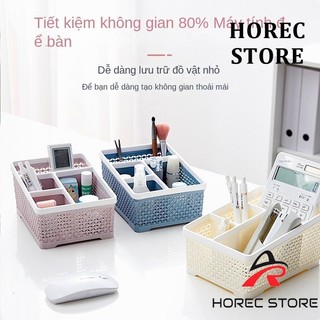 Hộp đựng đồ gia đình Máy tính để bàn Sắp xếp kệ để bàn Hộp đựng mỹ phẩm đơn giản