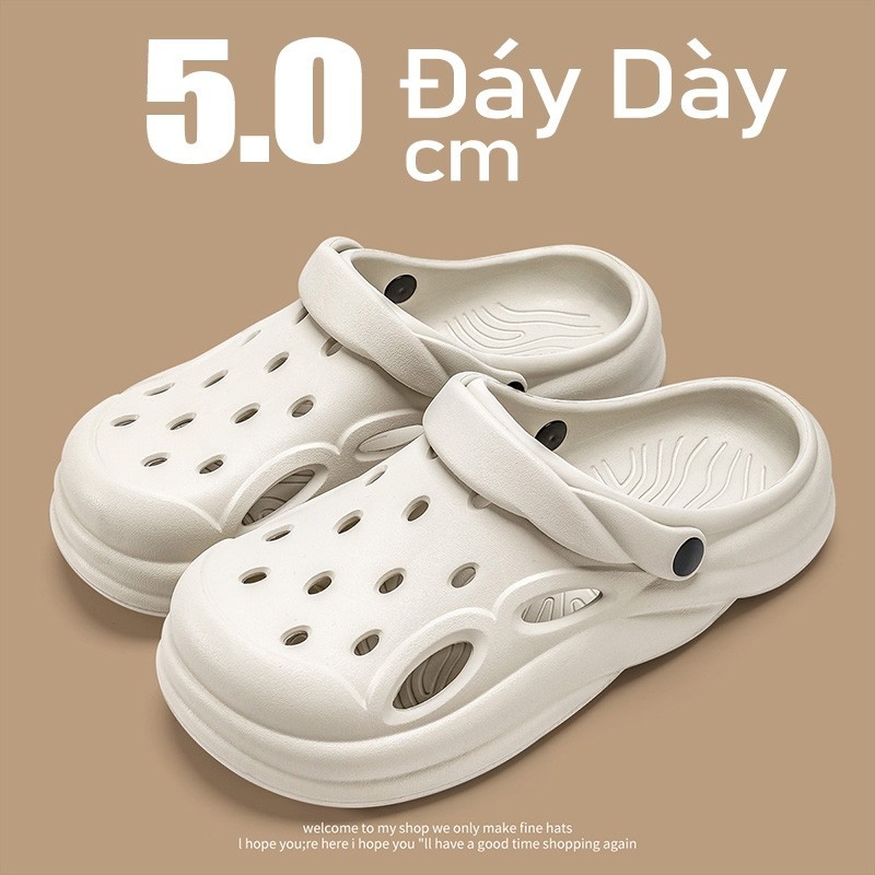 Dép CROSS Nữ EVA Đáy Dày Chống Trượt Phong Cách Mới 2024 Cho Cặp Đôi Dép Đi Trong Nhà Dép Đi Biển Sandals