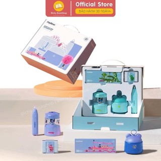 Bộ họa cụ, dụng cụ học tập tự động cao cấp 4 in 1 - vẽ, gọt, tẩy, hút bụi - mideer electric stationery