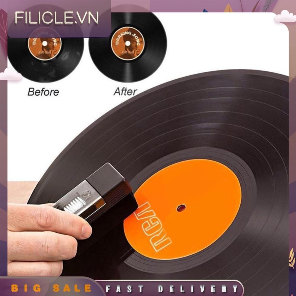 [Filicle.vn] Bàn chải làm sạch hồ sơ chống tĩnh điện Vinyl cho máy ghi