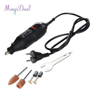 Máy đánh bóng khoan MagiDeal Máy khắc gỗ Dụng cụ điện Máy mài EU