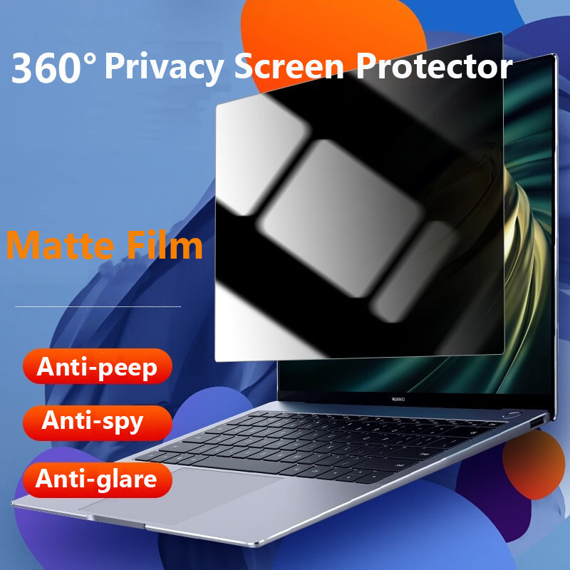 Bảo vệ màn hình riêng tư cho Macbook Pro 14 M115.4 16 Inch M2 11.6 12 1 Air 13 13.3 15 Notebook Màn hình chống chói Bộ lọc chống gián điệp Phim mờ chống thấm nước Chống nhìn trộm