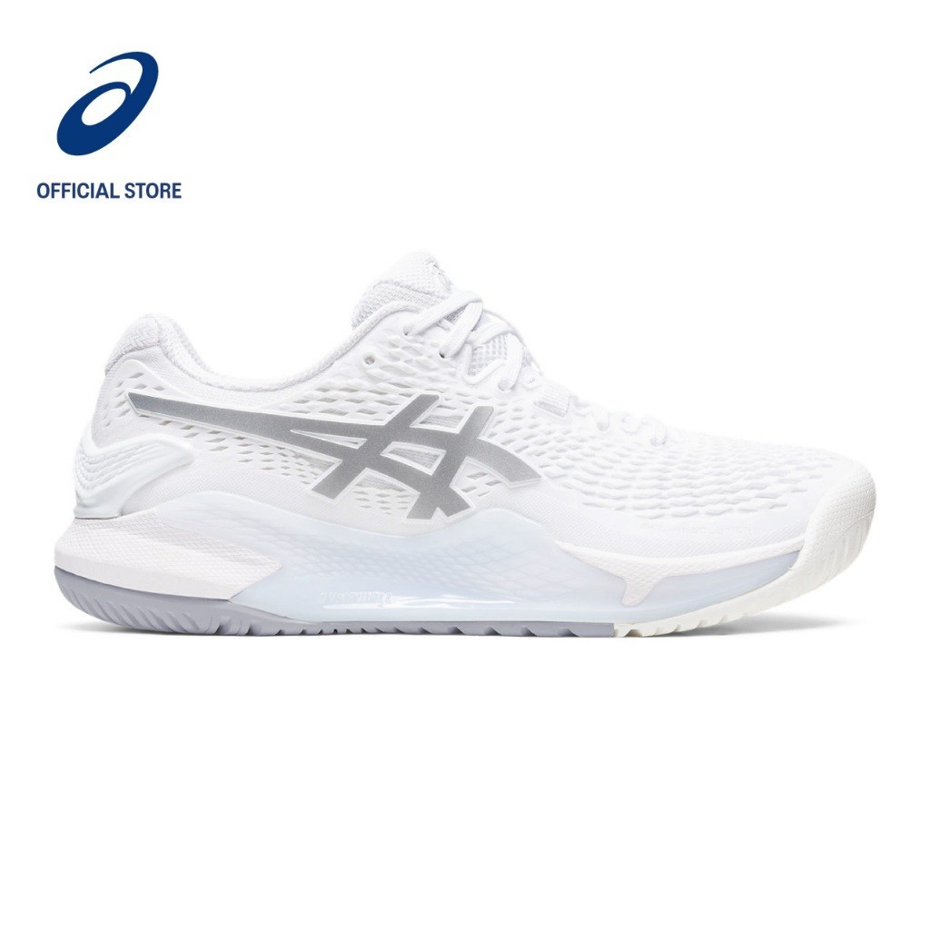 (Hàng Sẵn) Giày Sneaker ASICS  GEL-RESOLUTION 9  White/Pure Silver Cao Cấp