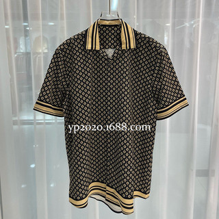1FSV Dolce & Gabbana 2024Spring New Youth Digital Printing Men's Short Sleeve Shirt Shirt