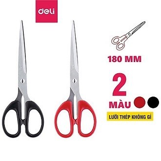 Kéo cắt giấy deli 6009 Đồ cắt giấy Kéo văn phòng {CHÍNH HÃNG CHẤT LƯỢNG}