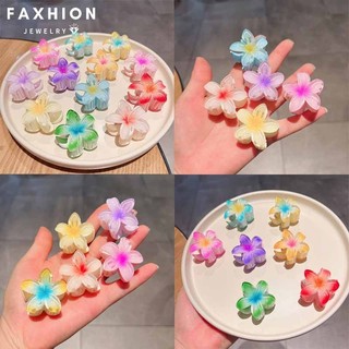 Faxhion Kẹp Tóc Hoa Hàn Quốc Cho Nữ Hawaii Kẹo Màu Kẹp Tóc Đi Biển Phụ Kiện Tóc