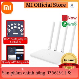 Router Wifi AC1200 Xiaomi 4A bản 300Mps quốc tế bộ phát wifi băng tần kép chính hãng - FT Shop