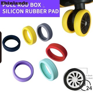 Ebinlands 4 / 8 Chiếc Hành Lý Du Lịch Bánh Xe, Phụ Kiện Vali Trục Bánh Xe Hành Lý Silicon Bảo Vệ, Với Âm Thanh Im Lặng Giảm Bánh Xe Mang Hộp Xe Đẩy Bánh Bao