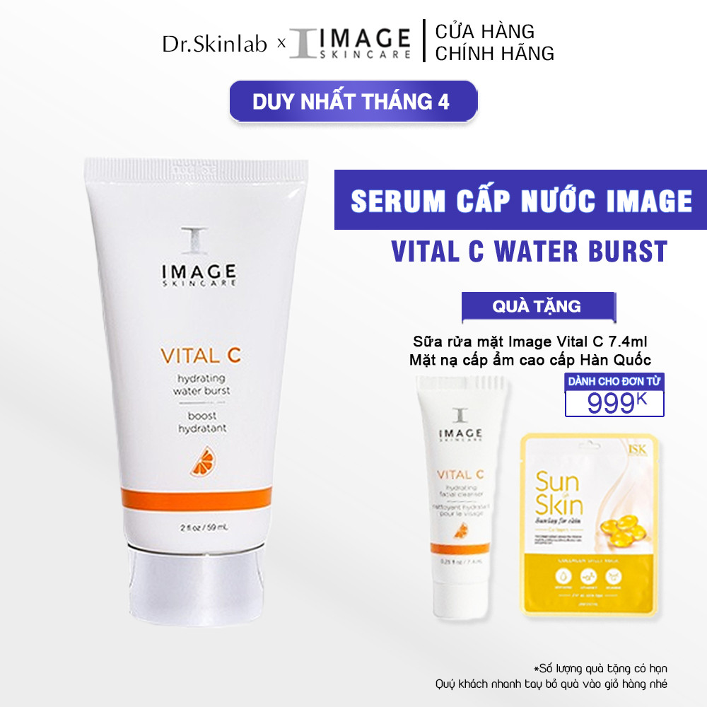 Serum cấp nước, khóa ẩm Image Skincare Vital C Hydrating Water Burst 59ml (new)