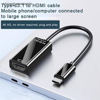 St usb c sang hdmi cáp 4k type c hdmi chuyển đổi cho pc laptop tivi cổng hiển thị usb-c hdmi adapter usb type c sang hdmi st