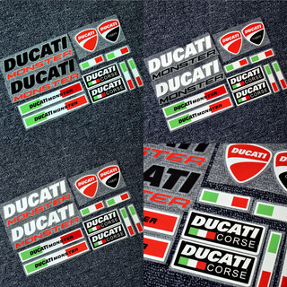 Tấm che mũ bảo hiểm phản quang Nhãn dán chống nước nhẹ cho Ducati