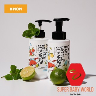 Rửa Bình Thuần Chay Lalabebe K-Mom Hàn Quốc Dạng Gel Và Nước Tạo Bọt