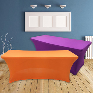 Khăn trải bàn Màu trơn co giãn Tiệc Polyester Sự kiện Vải để bàn cho đám cưới