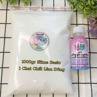 1KG Basic Slime Sữa Cơ Bản Kèm Chai Chất Làm Đông D&B Slime