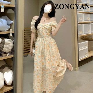 ZONGYAN váy Đầm váy nữ body đầm Minimalist Casual Xu hướng Đơn giản WLQ24405GL 15Z240407
