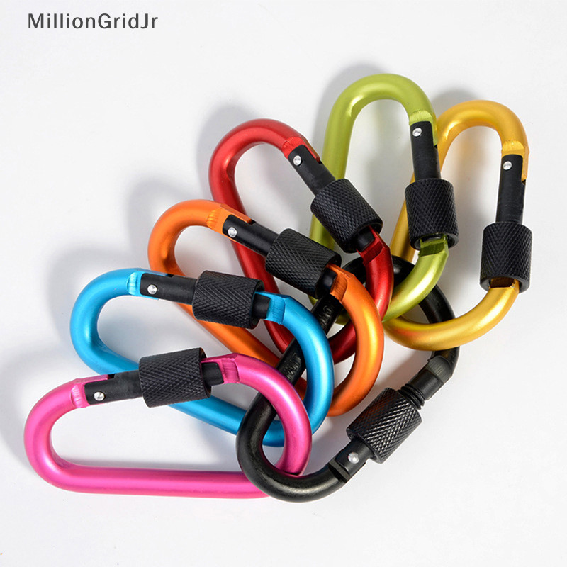 Mlg Loại D Carabiner Có Khóa Leo Núi Ngoài Trời Cắm Trại Hợp Kim Nhôm