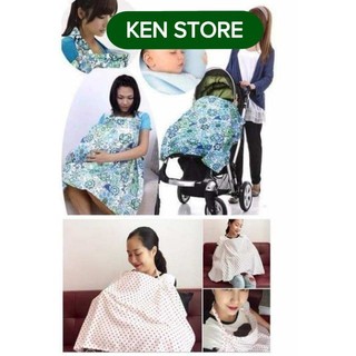 Khăn choàng cho bé bú - che bụi cho bé KEN STORE