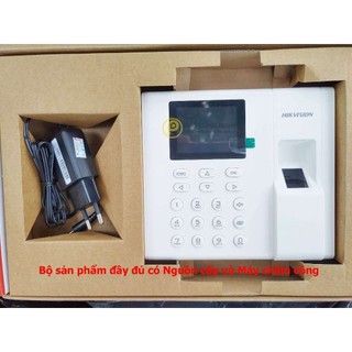 Máy chấm công vân tay hikvision ds-k1a8503mf