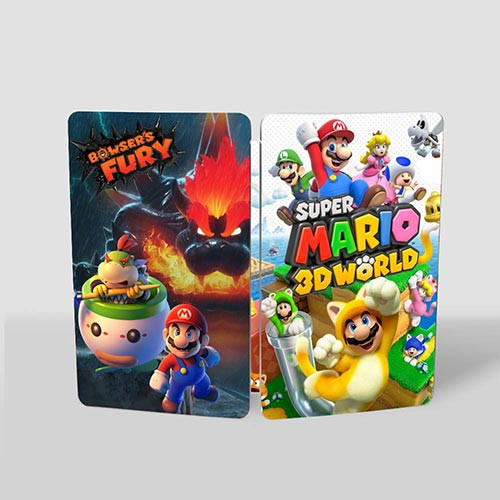 Super Mario 3D World + Bowser 's Fury | Dành cho Nintendo Switch Steelbook | Hộp tưởng tượng ONi