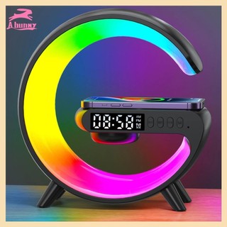 Đèn ngủ kiêm loa bluetooth không dây kiêm đồng hồ báo thức thông minh có đèn rgb