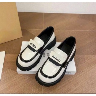 Giày Oxford nữ da cao cấp độn đế (Form to)